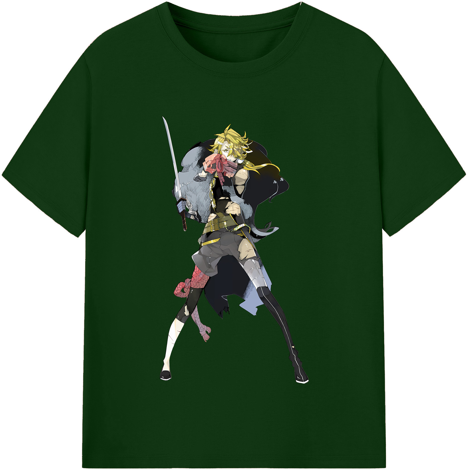 （画像用） 刀剣乱舞 Touken Ranbu 綿100％半袖Tシャツ（フロントプリント）